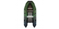 Лодка Ривьера Компакт 3400 СК "Комби" зеленый / черный