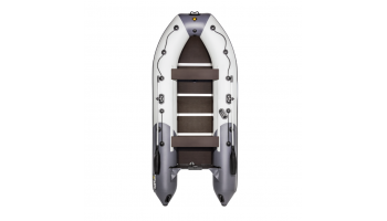 Лодка Ривьера Компакт 3600 СК Компакт «Комби» светло-серый/графит