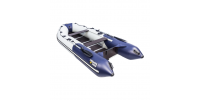 Лодка Ривьера Компакт 3600 СК "Комби" светло-серый/синий