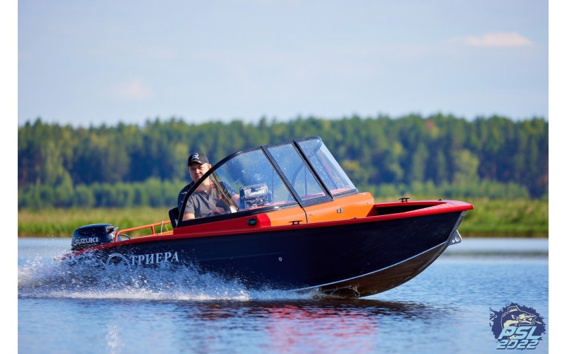 Алюминиевая моторная лодка «ТРИЕРА 390 Fish»